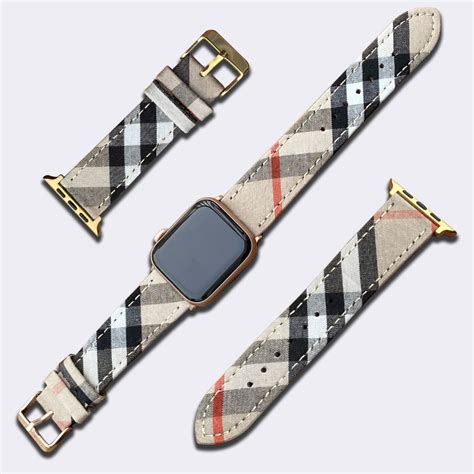 apple watch 7 burberry band|authentic burberry apple watch band.